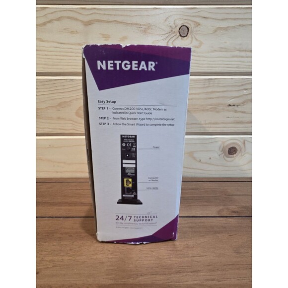 Netgear DM200 VDSL/ADSL High Speed Broadband Modem With original packaging - Picture 4 of 11